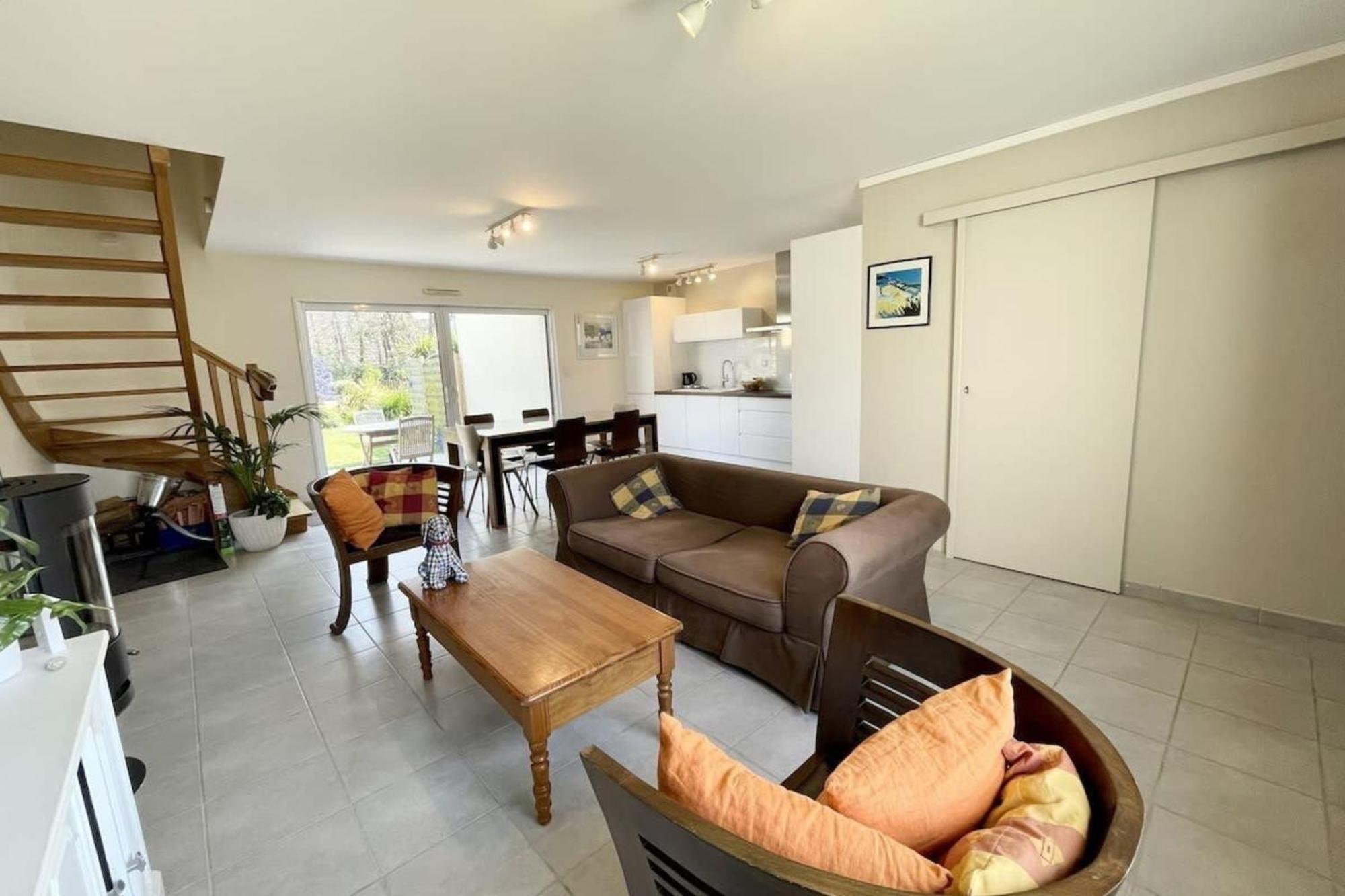 Jolie Maison Moderne A 200M Du Port De Lomener Ploemeur Eksteriør bilde